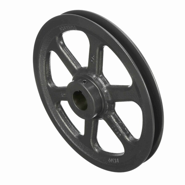 1 Groove Cast Iron Fhp - Finished Bore Sheave, BK100X 1 3/16